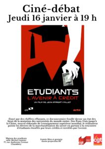 Film documentaire Etudiants l'avenir à crédit